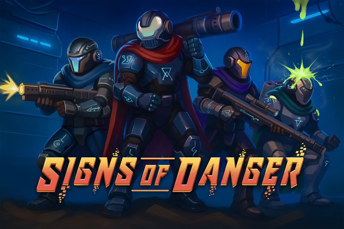 NobleSteedAU's tweet photo. We've sent over:
🦇 Night Shift 1999 by @WinterSchloss  
🔫Signs of Danger by @SlowRushDev 
🍕@dungeon_p1zza by Growing Games
🟪 Toya by @The_RnD_Dep https://t.co/EusVdS6cxE