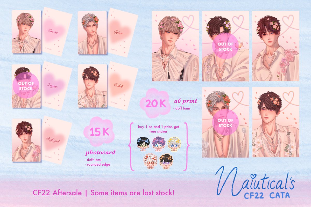 naiutical's tweet photo. [🧡 &amp; 🔁 appreciated~]

Naiutical’s #CF22 Aftersale is open! ✨

📦 Mail Order via JNE (local only)
📅 26 May - 7 June 2026
❣️ LADS, Heated Rivalry
🔗 Form below

#CF22Catalogue #Comifuro22
(1/2) https://t.co/0s75sFfA4I