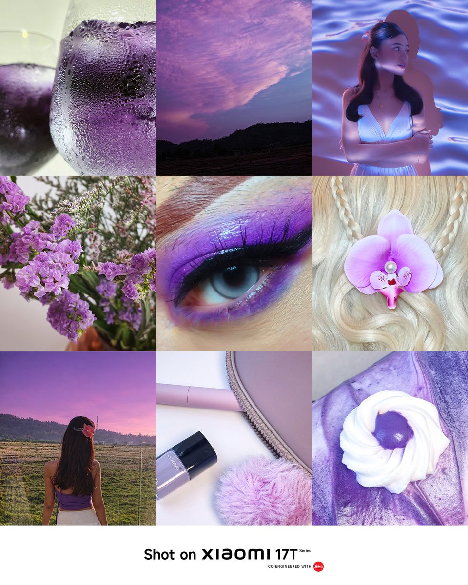 Xiaomi_PH's tweet photo. Dreamy lavender tones make every shot feel delicate and effortlessly pretty. 💜
 
See how trendsetters turn every frame into a standout moment. 
 
Shots taken using the all-new #Xiaomi17TSeries 

🟠📷🔴Shot by:
@biancadeveraa
@arizonabrandy
@nicoleandersson https://t.co/BeR87EFCrj