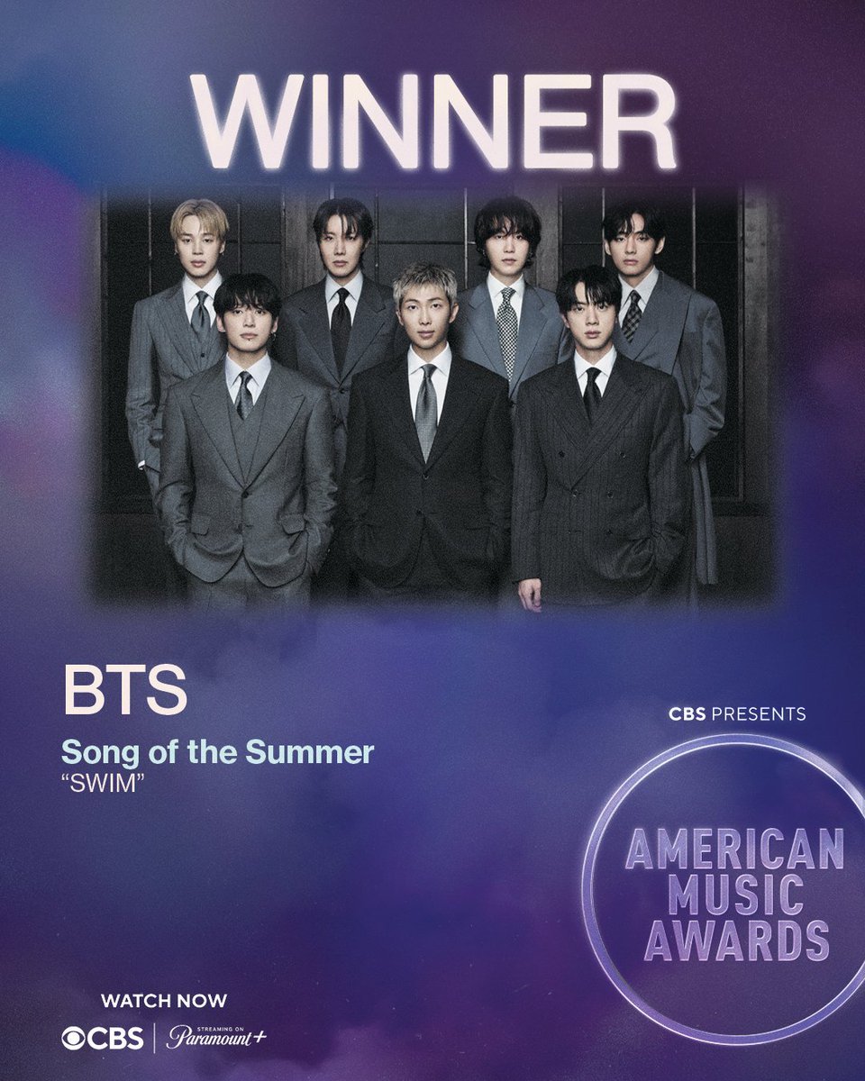 Shirleyykris's tweet photo. E  primeiro prêmio veio. #BTSonAMAs https://t.co/EXHUxTj5az