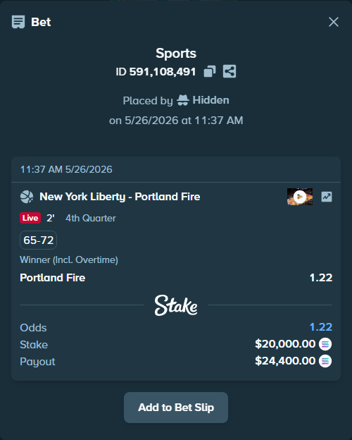 Stake High Roller tweet media