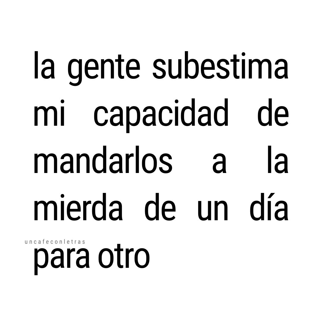 Un café con letras tweet media
