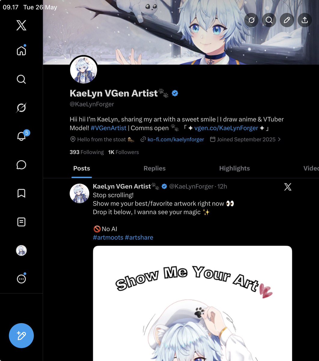 KaeLyn VGen Artist🐾 tweet media