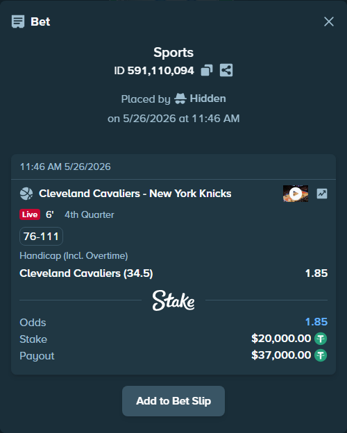 Stake High Roller tweet media