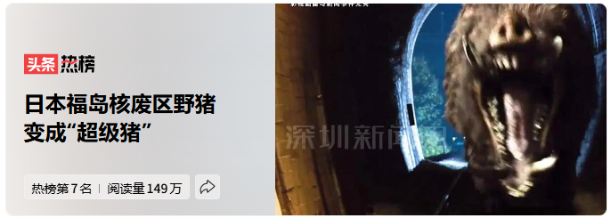 HubbardTra29412's tweet photo. 日本福岛核废区野猪变成“超级猪”
史上首个变异meme，已登陆头条热榜！

准备进入异世界，现在是从动物开始
https://t.co/NUsVjCAHUg https://t.co/Vu6NvpfoUr