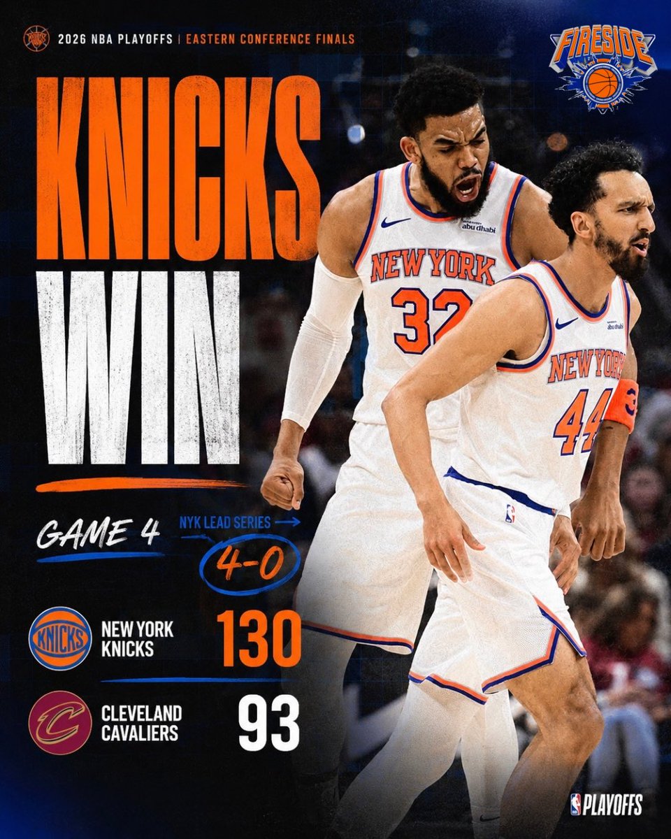 Fireside Knicks tweet media