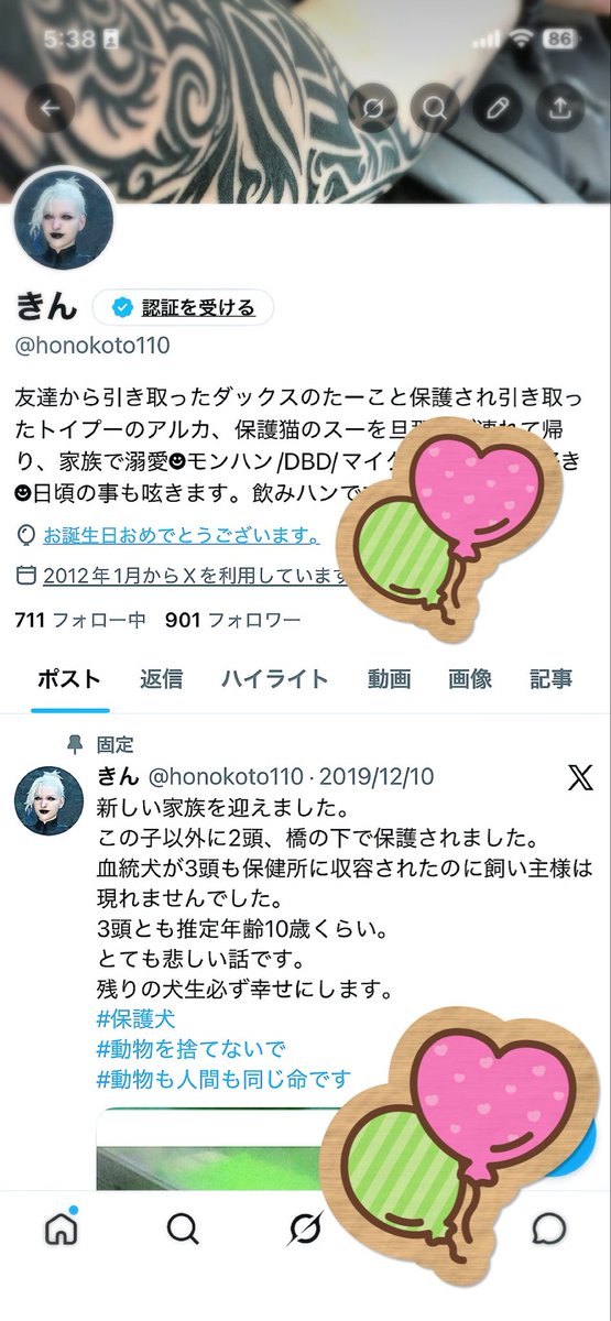 きん tweet media