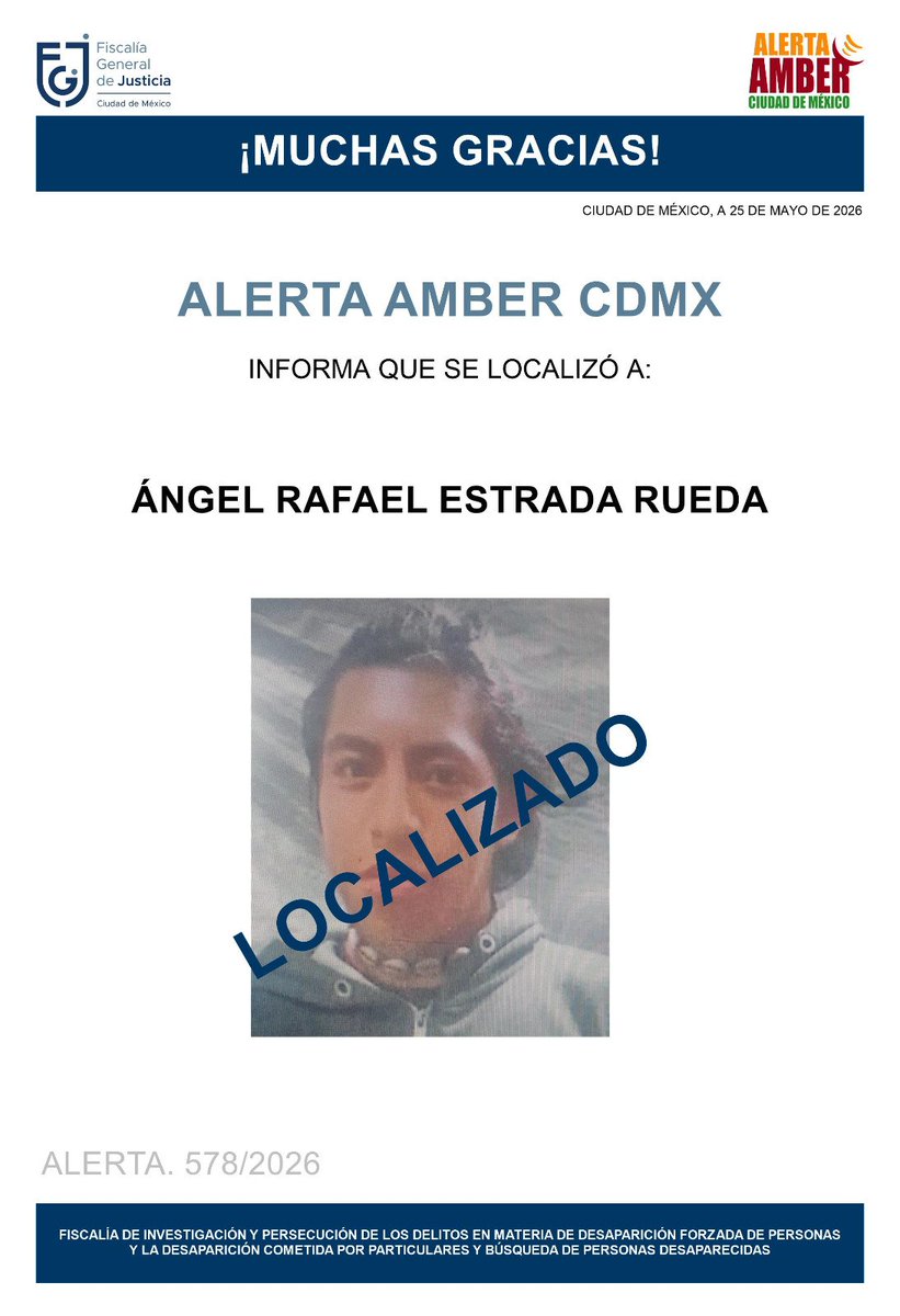 Alerta Amber CDMX tweet media