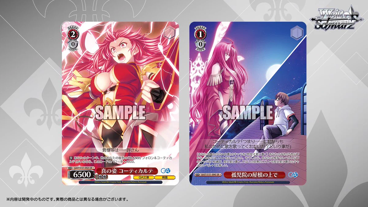 ヴァイスシュヴァルツ公式 on X: 