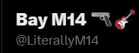 Bay M14 🔫🎸 tweet media
