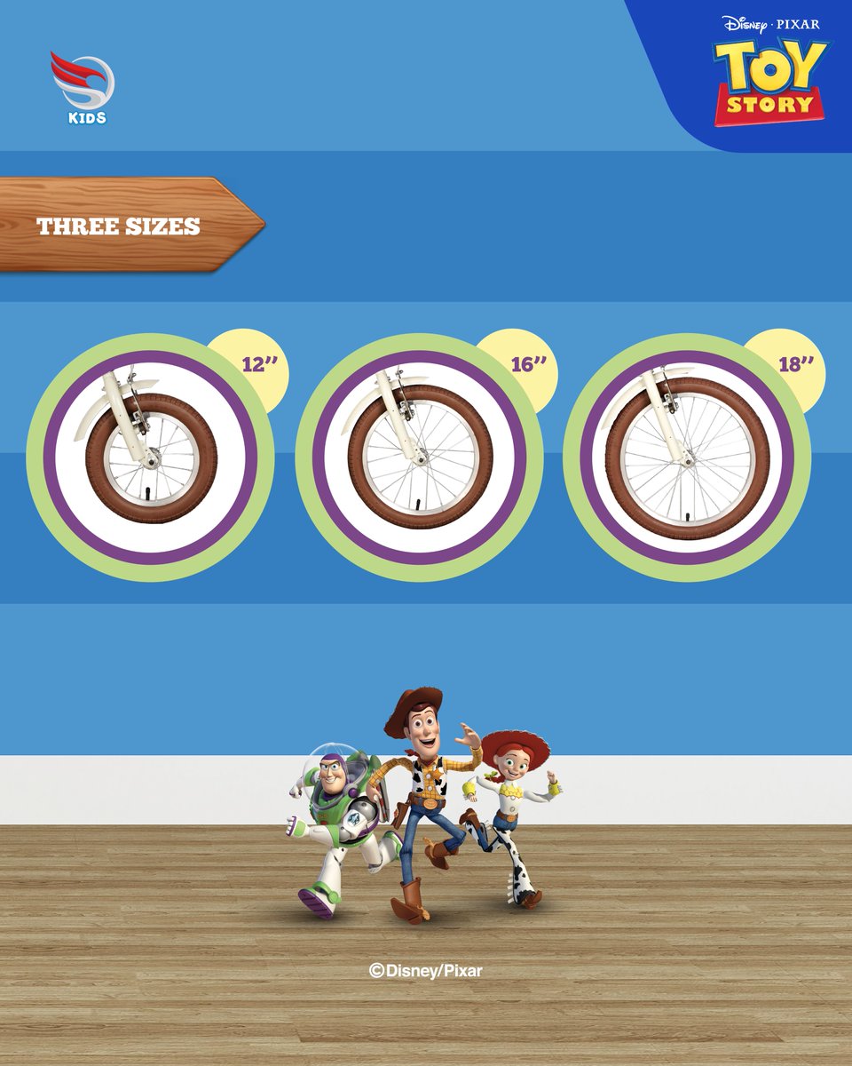 elementbikeid's tweet photo. Siap tampil ceria dan menggemaskan? 🤠✨

ELEMENT KIDS BIKE SPRING TOY STORY dengan karakter Woody yang setia, bersahabat, dan selalu menemani petualangan Si Kecil 💫

Setiap gowesan selalu ada cerita untuk Si Kecil 🌟

#ElementKidsBike
#ToyStory
#DisneyPixar https://t.co/rIOasTa1uN