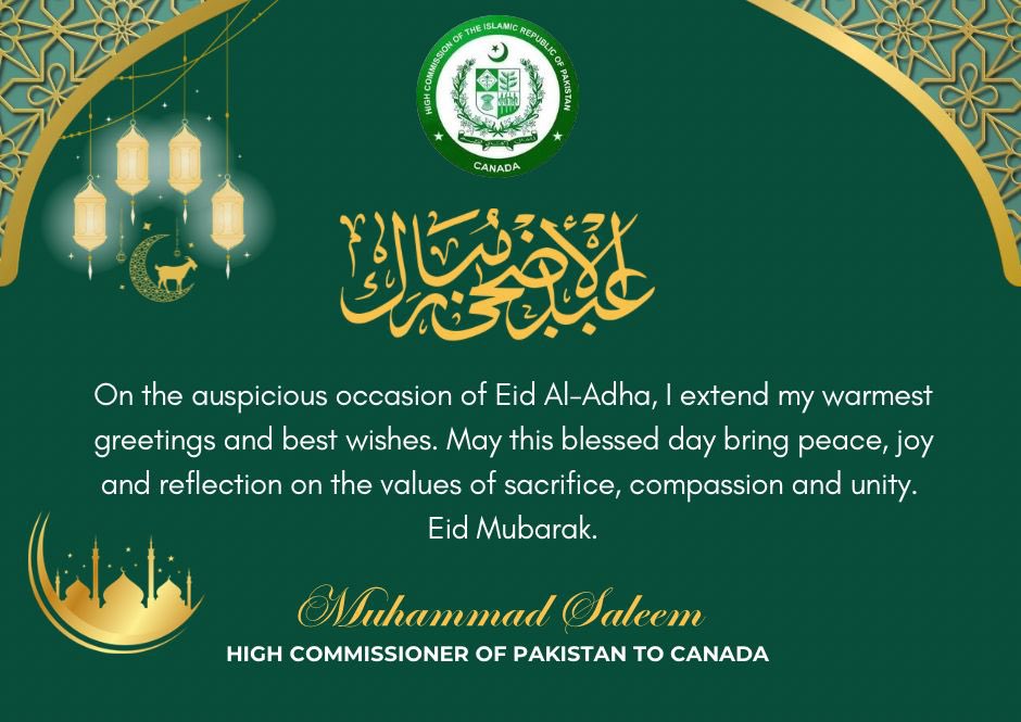 Pakistan High Commission Canada tweet media