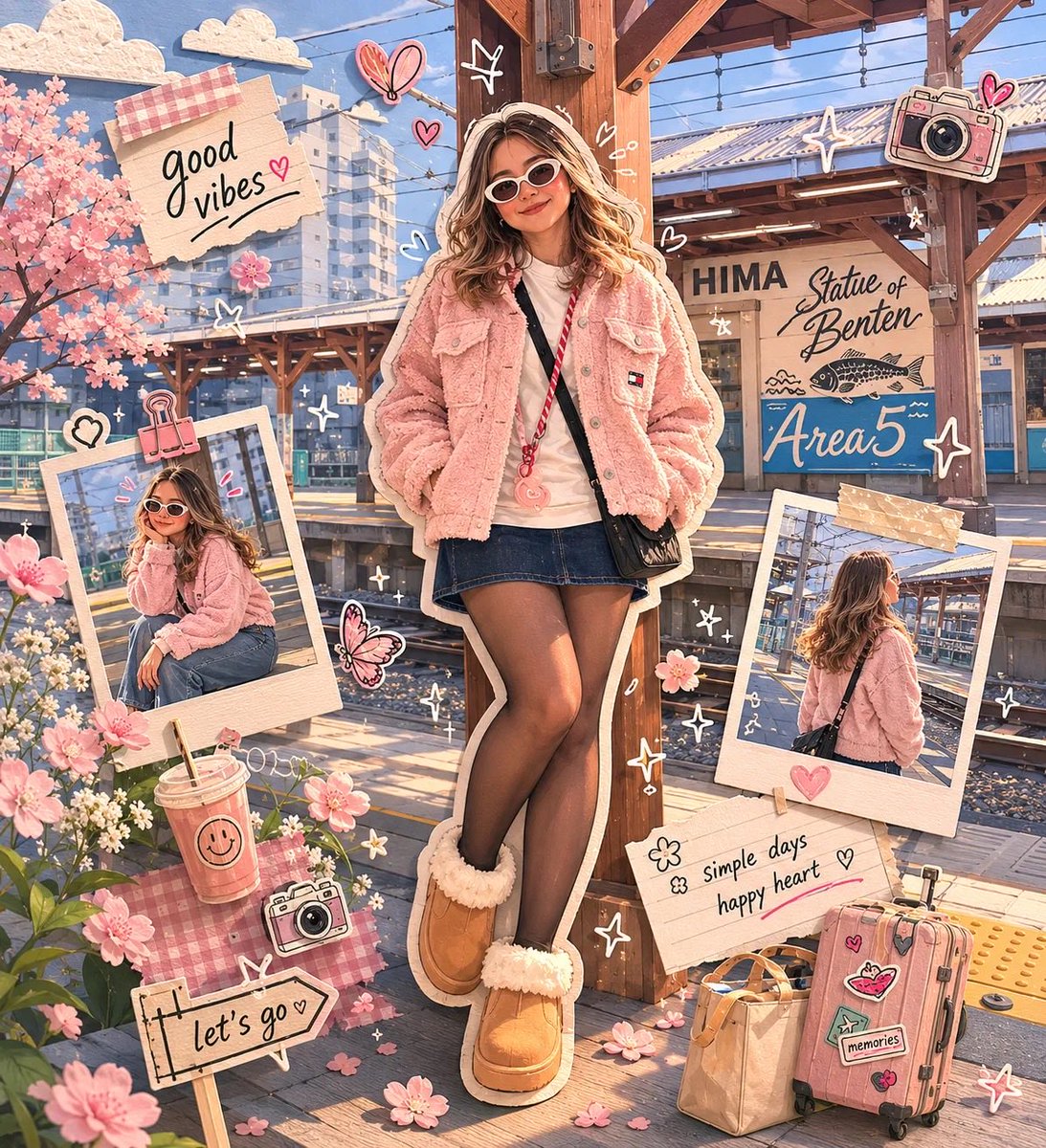 Kawaii Scrapbook and Paper-cut Diorama