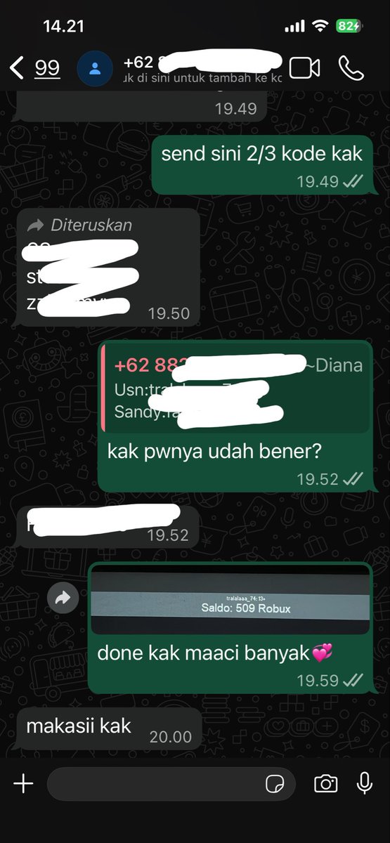 Yupi🍭robux fsr on WA tweet media
