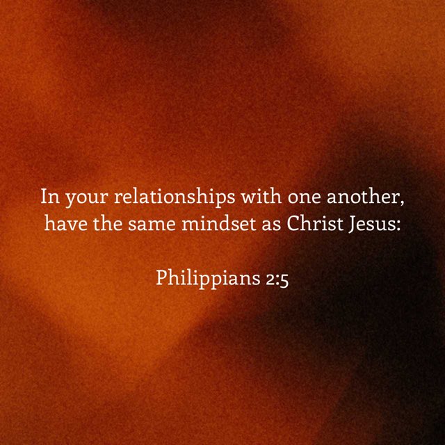 iamcaneterc's tweet photo. “In your relationships with one another, have the same mindset as Christ Jesus:”
Philippians 2:5 NIV https://t.co/kCMieru22b