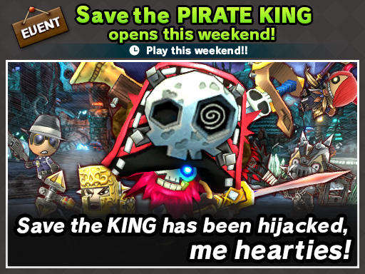 HappyWars's tweet photo. Save the PIRATE KING this weekend!
https://t.co/dUJnF66vyp

#HappyWars #Xbox https://t.co/c49BPlP0aU