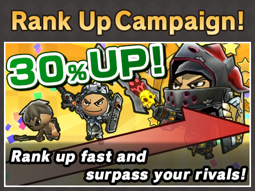 HappyWars's tweet photo. The Rank Up Campaign is here!

Score received by players in multiplayer modes such as Quick Match and Co-op Mode is increased by 30%!

The more score you have, the higher your rank.
https://t.co/Fsy7Q4YDUn

#HappyWars #Xbox https://t.co/sXJbkE4c0E