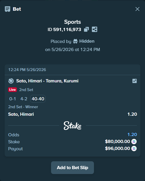 Stake High Roller tweet media