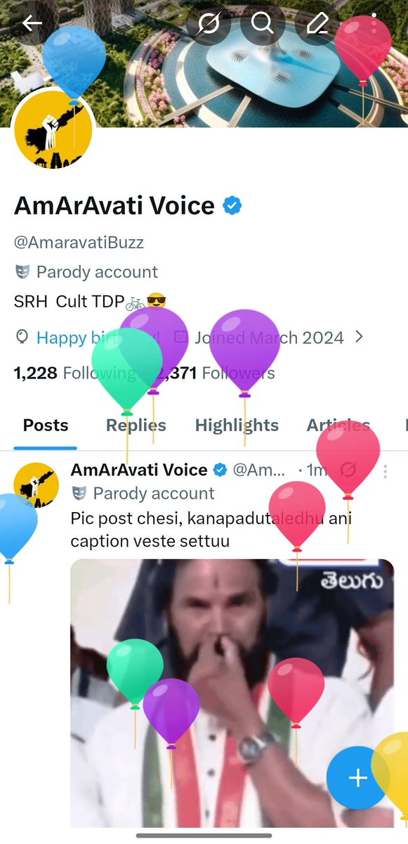 AmArAvati Voice tweet media