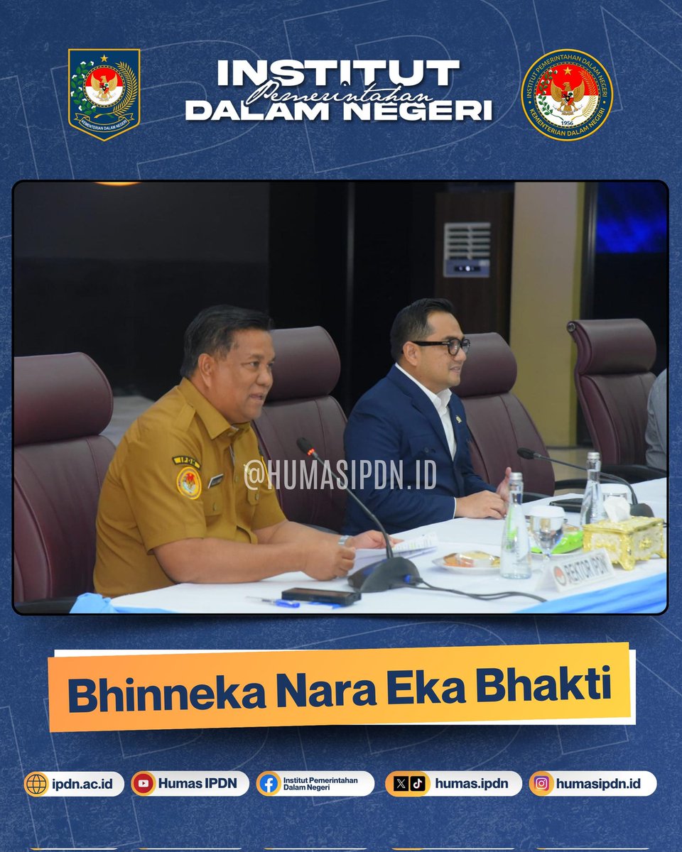 HumasIpdn's tweet photo. Jakarta (25/05/2026). IPDN Gelar Focus Group Discussion (FGD) nasional dengan mengangkat tema krusial: “Tantangan dan Implementasi Undang-Undang Nomor 23 Tahun 2014 tentang Pemerintahan Daerah”. https://t.co/IdWi1OT8hX