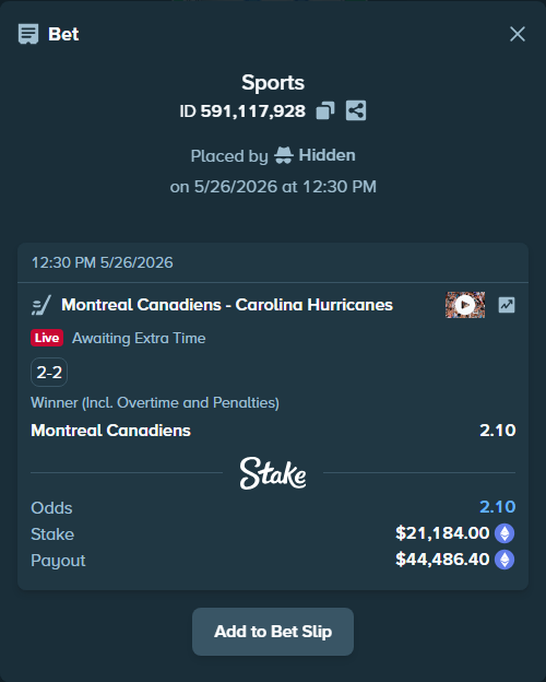 Stake High Roller tweet media
