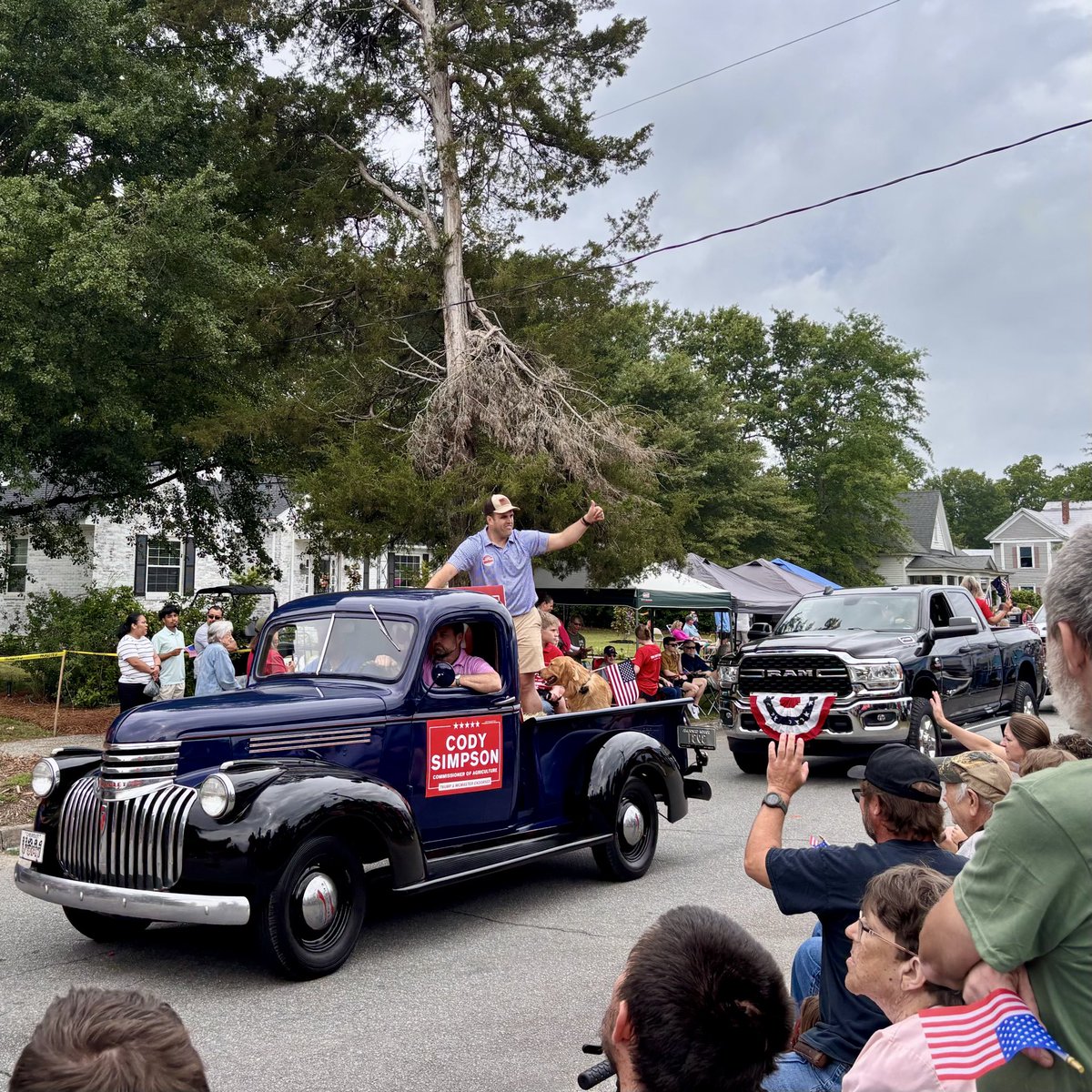CodyForSC's tweet photo. It may be a little late, but it’s still Manning Monday. 🐾🇺🇸

One of Manning’s favorite parts of traveling across South Carolina has been meeting so many friendly faces along the way. From small towns to back roads, he’s collected plenty of belly rubs, photos, and new friends.

This campaign has been powered by grassroots, and Manning has loved being a part of every minute of it. He’s learned that good people and strong communities are what make South Carolina feel like home.

And one more thing from Manning - tomorrow marks the start of early voting, with Primary Election Day coming up on June 9. Safe to say it’s shaping up to be a busy couple of weeks ahead! 🇺🇸 https://t.co/30qXXbYgOT