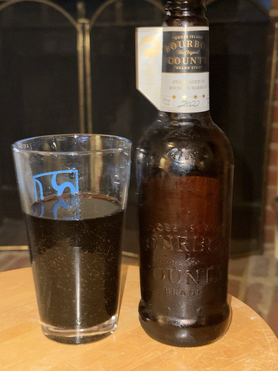 AleReview's tweet photo. Tasty as always. Drinking @GooseIsland Bourbon County 2022 here @TreehouseHSV https://t.co/19aEQYMUrs