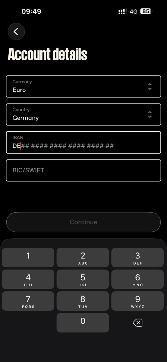 coinhuntermario's tweet photo. 发现了一个直接用加密货币交易所就可以直接入金赢透的王炸组合，就是 @neverlessapp_zh ,赢透支持欧元SEPA转账，入金选择欧元后赢透会提供一个德国的欧元IBAN,你可以随时在neverless换欧元然后通过SEPA转到赢透，速度非常快，比Wise更高效，而且Neverless 是没有手续费的，昨天晚上测试入金一笔今天��上就到账了，所以有了Neverless,有没有wise或者N26之类的欧元账户关系不是很大了。而且在币和股之间完美闭环了！