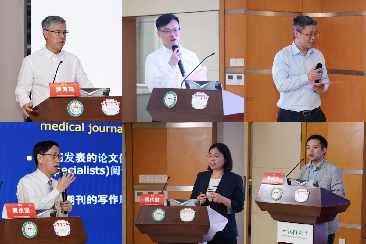 IHuaXi's tweet photo. At #WCH, we hosted the @NEJM Medical Frontiers Salon🎓 Experts from NEJM, Shandong Univ &amp; Tiantan Hospital shared insights on clinical research, study design &amp; publishing 💡 Turning clinical needs into global science ✨
#MedicalResearch #Innovation #GlobalHealth #ScienceToImpact https://t.co/T7XyjkPpLs