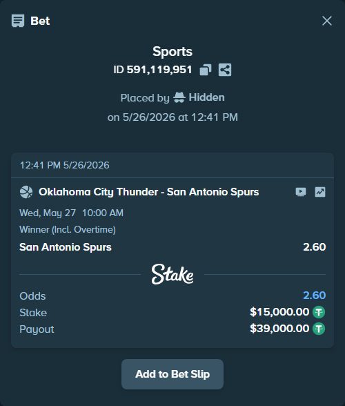 Stake High Roller tweet media