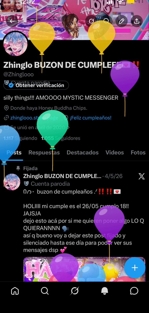 Zhinglo BUZON DE CUMPLEEE💌‼️ tweet media