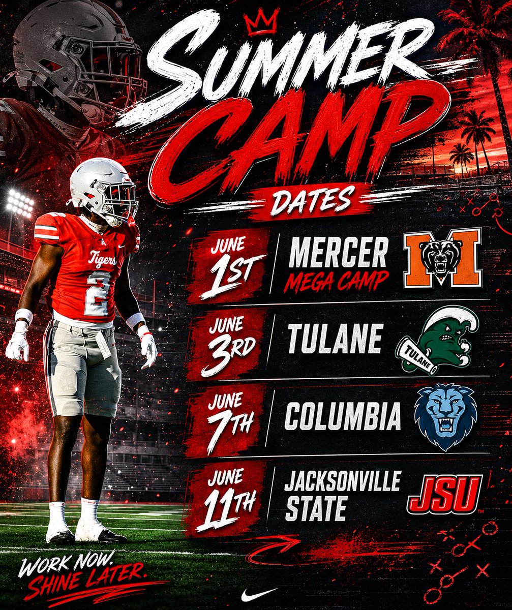 kgwibuka2's tweet photo. Camp season is here !!! Here are a couple of camps I will be attending this summer so far. @Coachcal_King @Matt_Ungie @CoachShaneCecil @Coach_Kukesh @jalyn_phillips @Coach_Smith547 @_CoachRich @CoachRice74 @T_Will3654 @Burgess_Bear https://t.co/MQQYs9gUuA