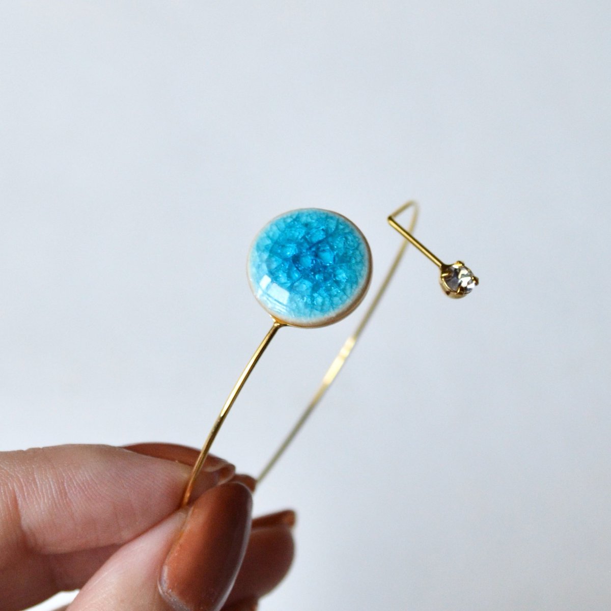 バングル　ハンドメイド　彫刻　魚 磁石につかない ずっと売られてなくてもう手に入らないと思ってたバングル金具まさかの