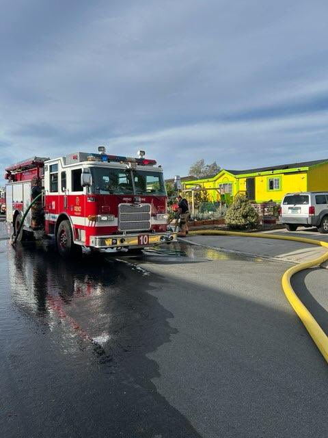 RenoFirefighter's tweet photo. Some additional photos from the structure fire today in Panther Valley around 4:45 PM. The cause of the fire is still under investigation ￼￼ https://t.co/Eern2tvMSh