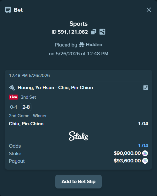Stake High Roller tweet media