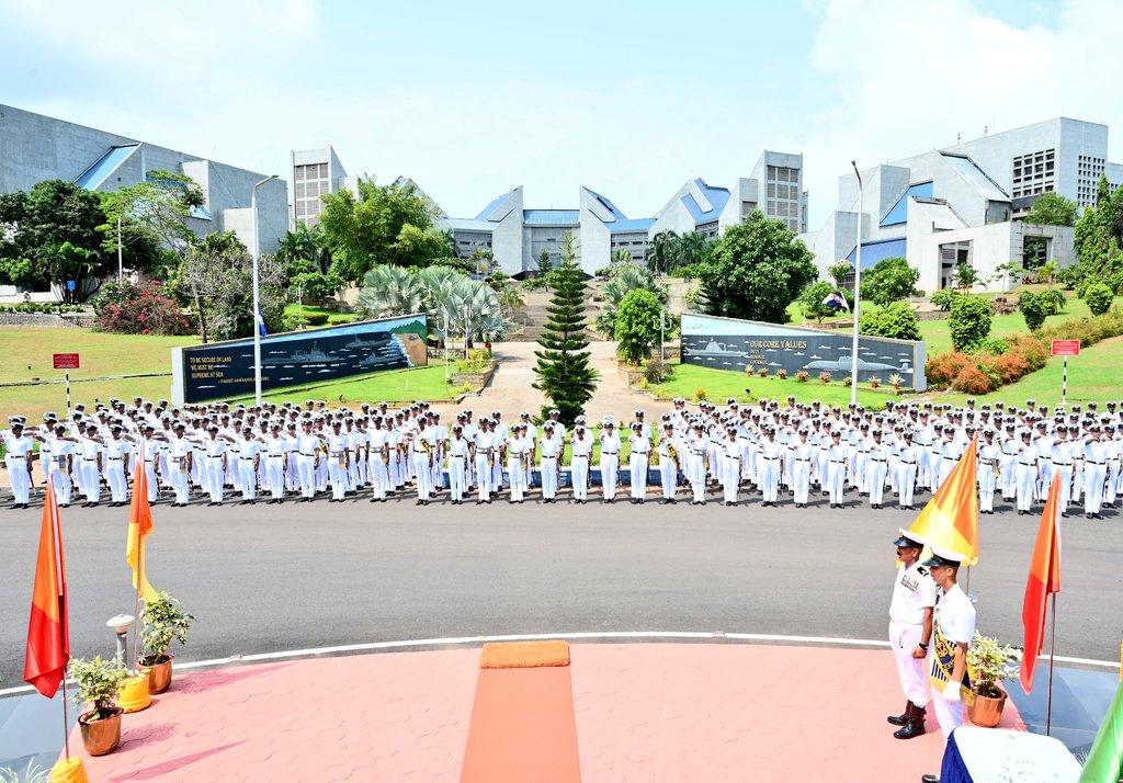 Indian Naval Academy tweet media
