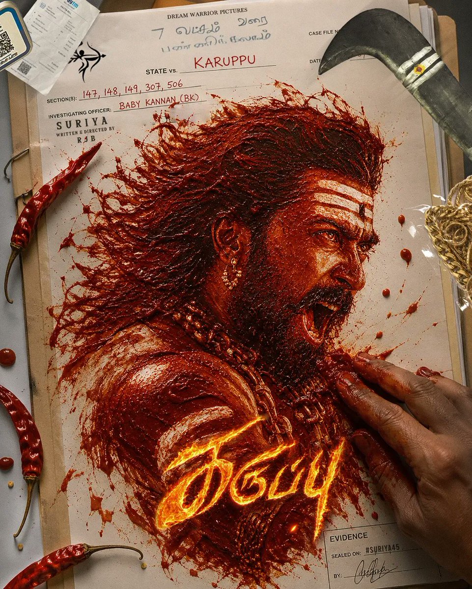 itz_gunal's tweet photo. A masterpiece carved with passion and precision 🔥

The detailing, texture and intensity in this #Karuppu fan art is next-level. 

Huge respect for the artist’s talent 👏 https://t.co/MpVBV3F0s8