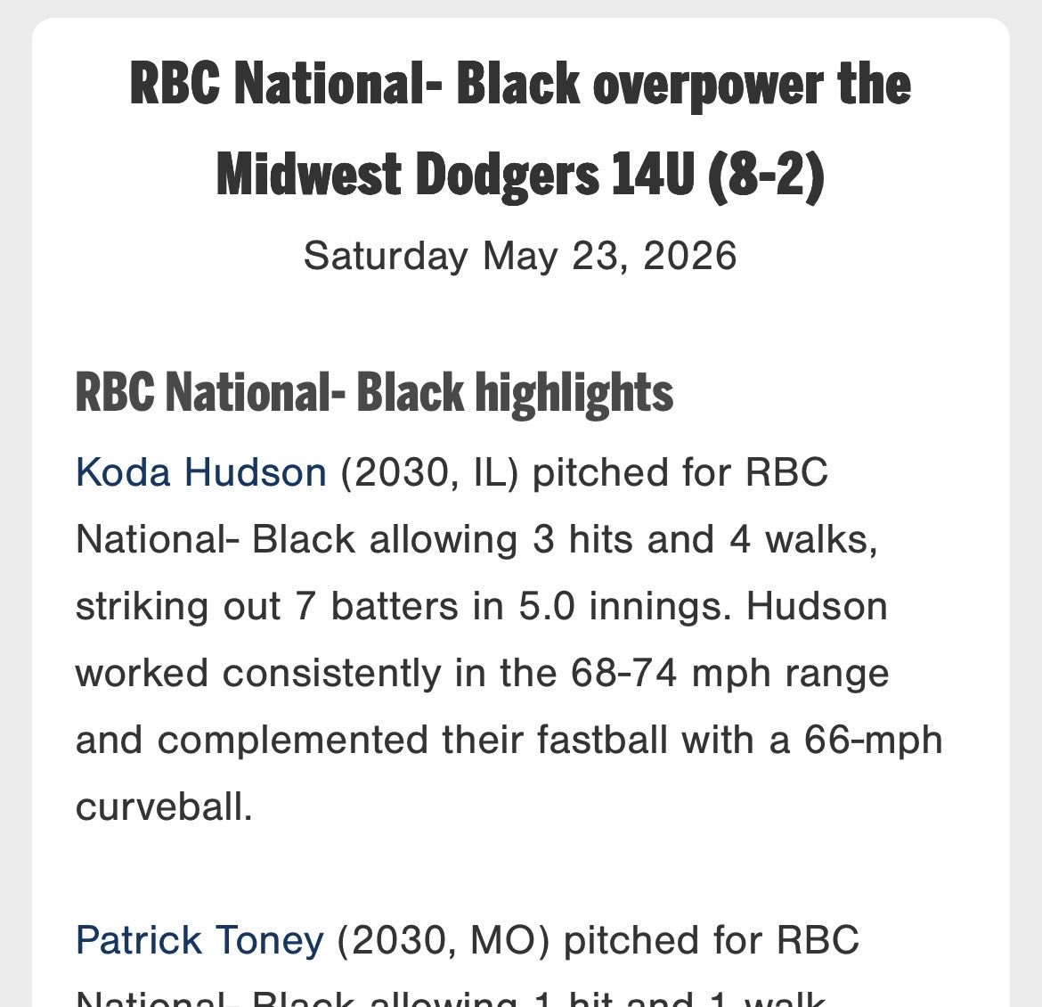 Koda Hudson tweet media