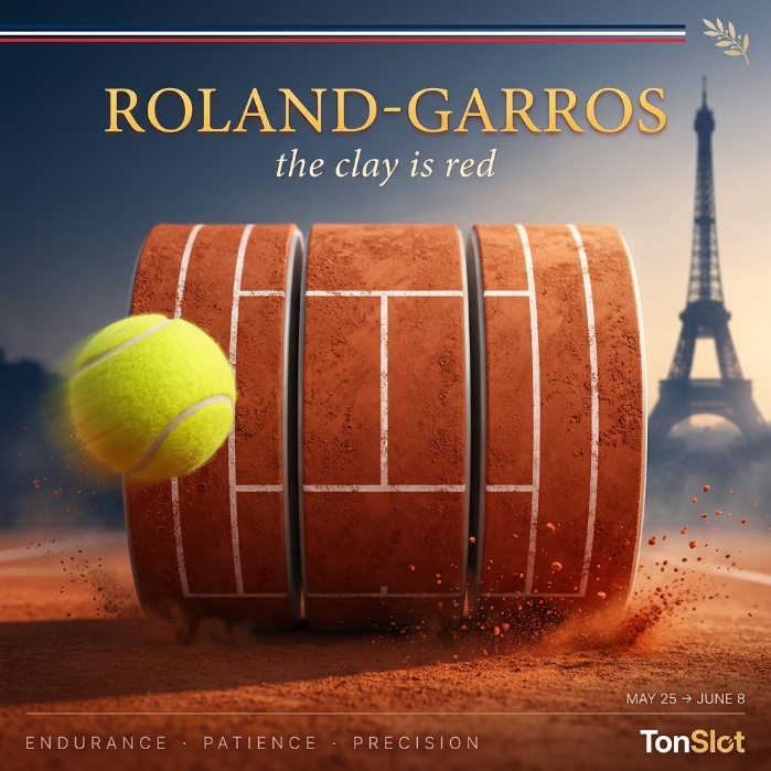TonslotOfficial's tweet photo. 🎾 Roland-Garros — clay season!

Two weeks — Paris clay.
60 seconds — payouts.

This week: champion's playbook. https://t.co/UAlE6uicOJ