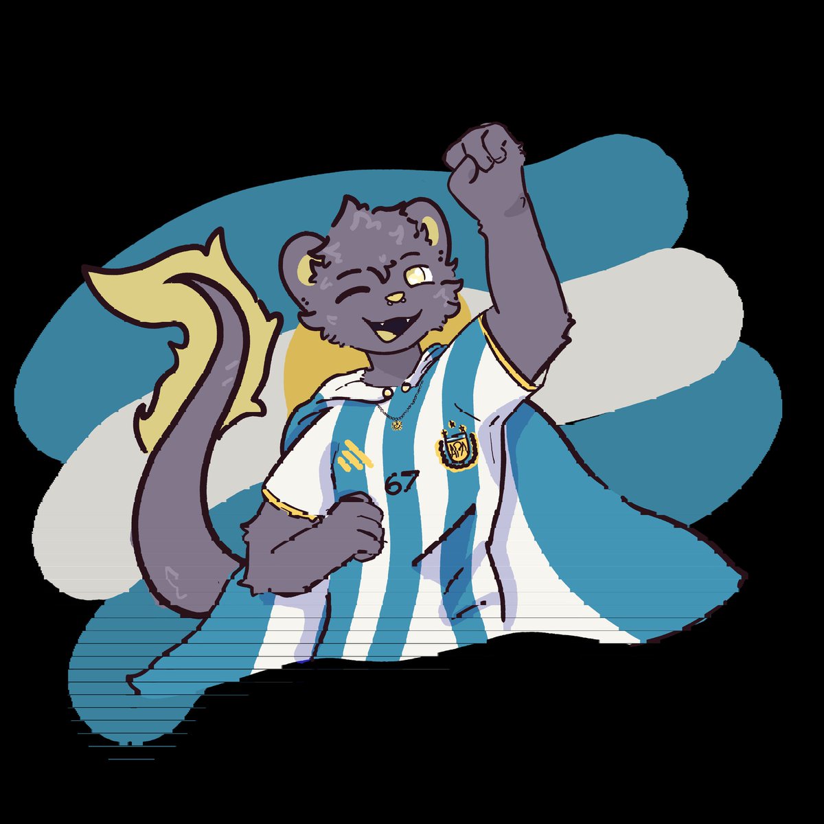 pankesitoart's tweet photo. Mewww feliz 25 de mayo mewww y un gran apoyo a la inchada argentina uwu

#furry #furryargentina #argentina https://t.co/laAt8V75SX