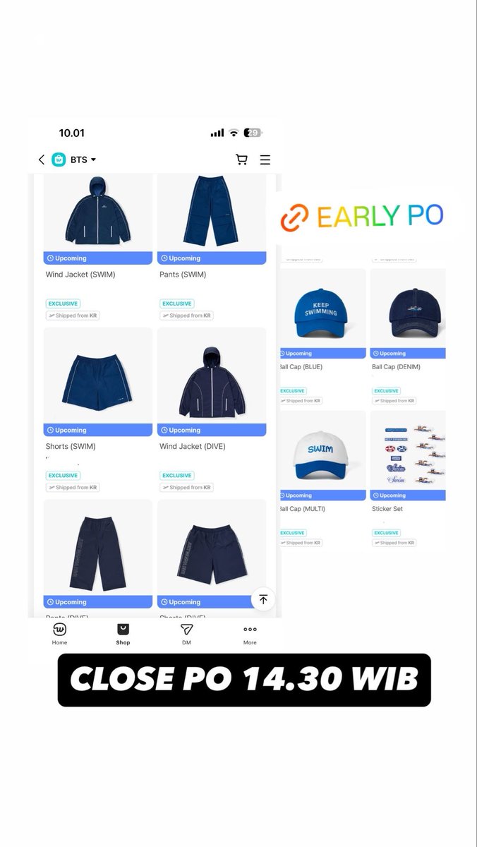 kangenidol's tweet photo. OPEM EARLY PO SWIM BTS MERCH 

Dp 500k all merch 
Cicilan 3x = 3 bulan cicilan

LINK: https://t.co/IItHCirDDY
📍bogor 
✅ ada GO https://t.co/R200NTyHS0