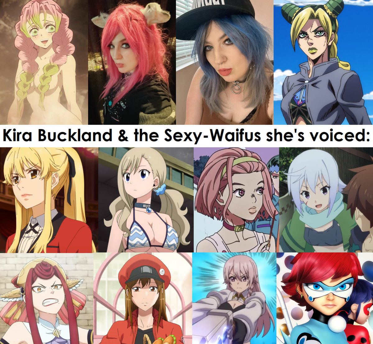 2Gragg's tweet photo. @KiraBuckland @CaseyTheVA How do you like my waifu tribute? https://t.co/5tlafrKBdV