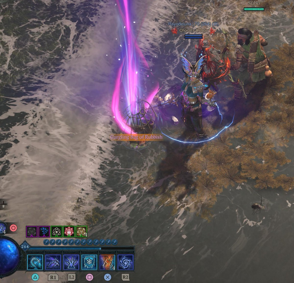 lifeasivan's tweet photo. Keep fishing y'all the Murloc pet is real! #DiabloIV #PS5Share https://t.co/m1DvANaE1U