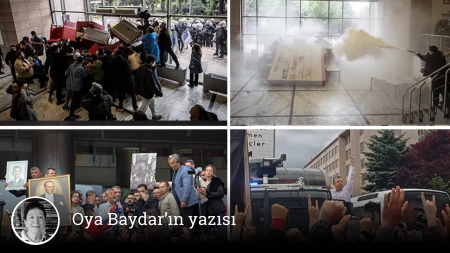 t24comtr's tweet photo. ✍️ Oya Baydar yazdı:

🔴 Yaşananlar keşke Kılıçdaroğlu'nun koltuk hırsından ibaret olsaydı

📌 Bugünkü amaç; ama erken ama zamanında, seçimlere göstermelik bir muhalefetle, becerebilirlerse Kürt muhalefetini yedeklerine alarak -ki ben Kürt hareketine güveniyorum, bunu başaramayacaklarını düşünüyorum-, ana muhalefet partisini ise yok ederek gitmek. Böylece artık otoriter olmaktan totaliter olmaya doğru giden rejimi pekiştirmek

https://t.co/gbC1Aywfbc