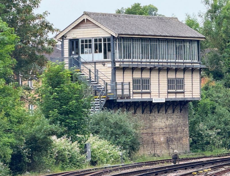 BritishListedB's tweet photo. Building of the Day, Tuesday 26 May 2026 Maidstone West Signal Box - a Grade II Listed Building in Maidstone - Fant Ward, Kent https://t.co/dvTq3ep9Tl https://t.co/47Lrxj3zK4