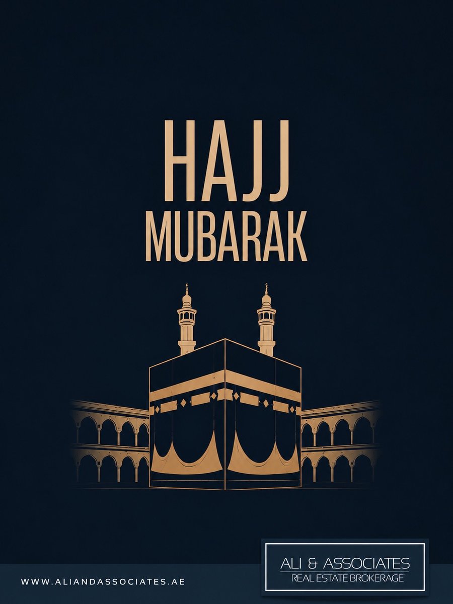aliassociatesRE's tweet photo. Wishing a beautiful and transformative season to everyone marking this incredible journey of unity and reflection. May these days bring peace, clarity, and renewed purpose to you and your loved ones. 🕊️🌐

#HajjMubarak #Hajj2026 https://t.co/p6XPuioQQU