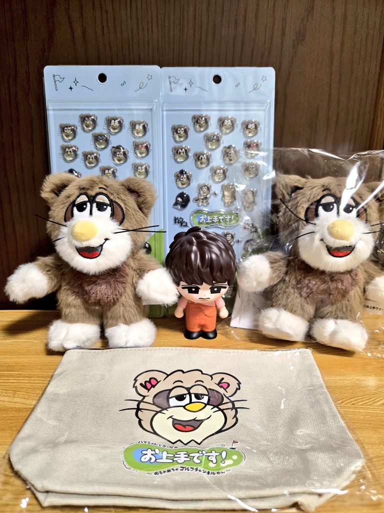 お上手です！グッズ届いた⛳ ウェルくんが思ってたより大きい