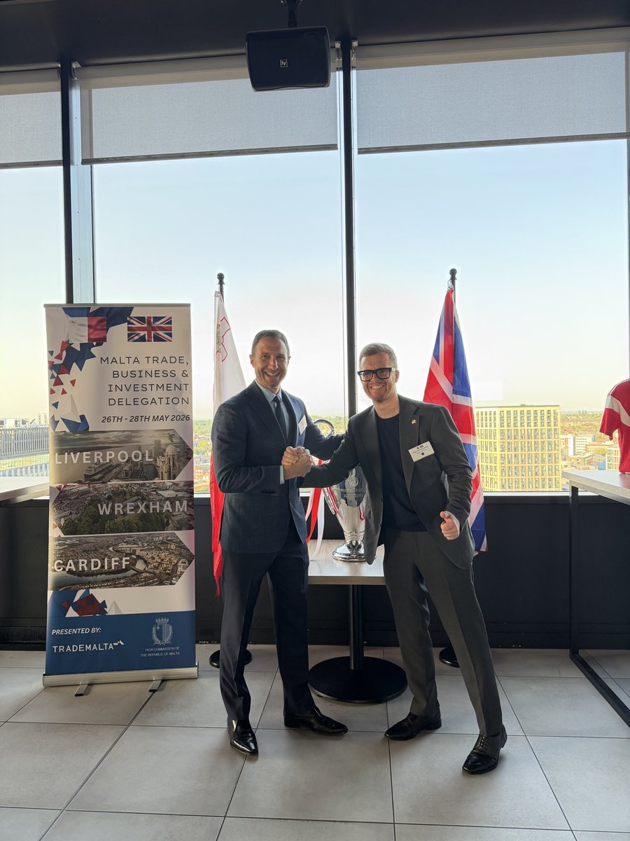 Vignalgreg's tweet photo. I would like to thanks everyone for this wonderful Business investment evening at Liverpool with a fantastic 🇲🇹 Malta delegation. 
Really enjoyed to be your VIP guess. https://t.co/X4j10lb8lu