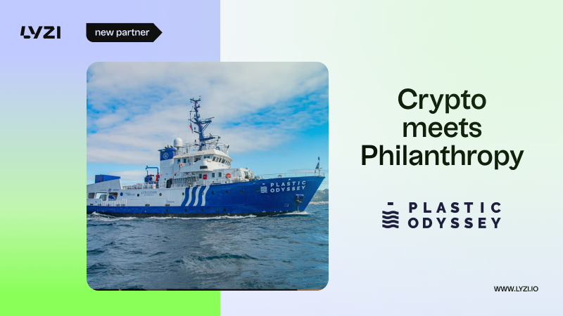 Lyzi_app's tweet photo. 🌊 Proud to support the fight against plastic pollution.
 
@PlasticOdyssey now accepts #crypto #donations powered by @Lyzi_app . https://t.co/0AFqVvaw8k
