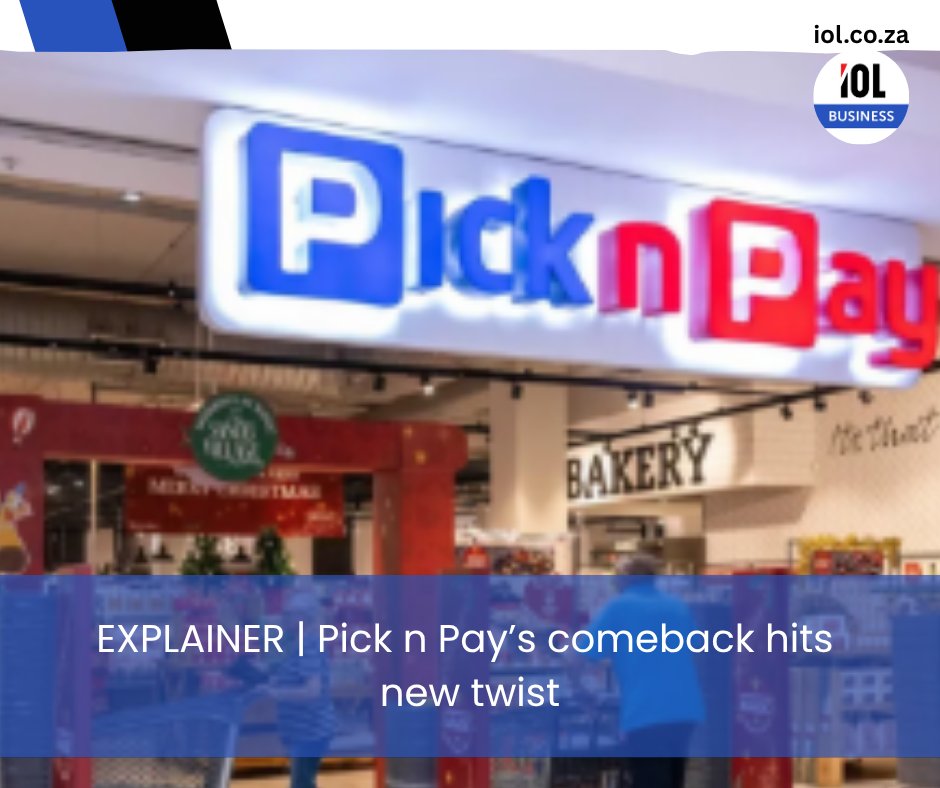 IOL's tweet photo. Pick n Pay says its turnaround strategy remains on course, but CEO Sean Summers has warned the recovery process could take longer than initially expected.
Read on https://t.co/qkzUciCntq
#business #PicknPay #RetailTwist #BusinessRestructure #RetailSector https://t.co/g7H410U7Eb